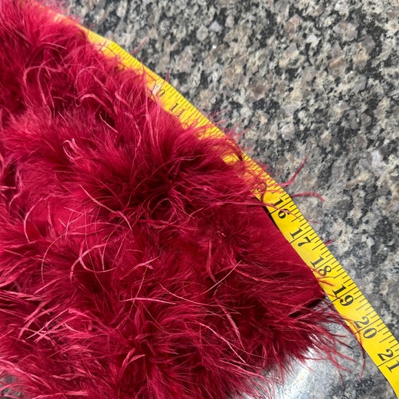 Magnolia Red Feathered Tube Top - Picture 13 of 13